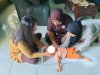 Cegah Stunting Sejak Dini, Puskesmas Klaten Selatan Dampingi Balita Berat Badan Kurang di Desa Trunuh