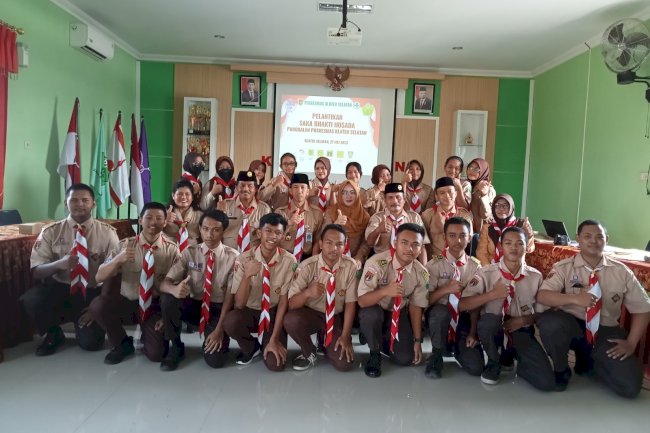 Pelantikan Pengurus Dewan Saka Bakti Husada Pangkalan Puskesmas Klaten Selatan masa bakti 2023/2024