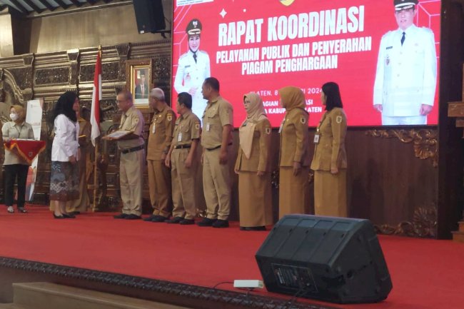 SELAMAT, PUKSESMAS KLATEN SELATAN PERINGKAT KE-1 KEPATUHAN PELAYANAN PUBLIK OMBUDSMAN RI 2023