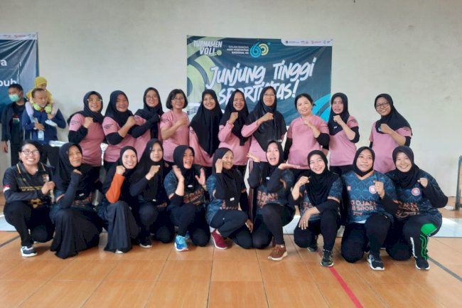 Adu Kuat Rubber Set, Tim Volly Putri Puskesmas Klaten Selatan VS Puskesmas Kebondalem Lor