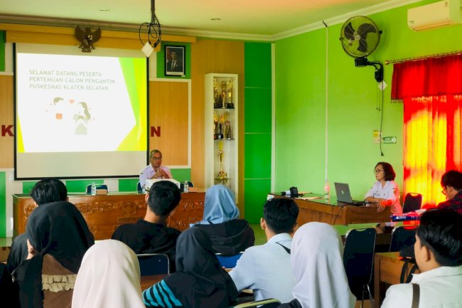 Persiapkan Generasi Emas, Puskesmas Klaten Selatan Selenggarakan Kelas Calon Pengantin