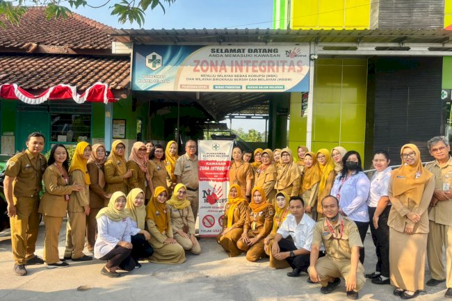 Komitmen Zona Integritas : Menuju Pelayanan Puskesmas Klaten Selatan Yang Berbasis WBK dan WBBM