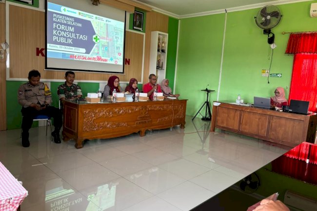 Tingkatkan Kualitas Layanan, Puskesmas Klaten Selatan Selenggarakan FKP (Forum Konsultasi Publik)