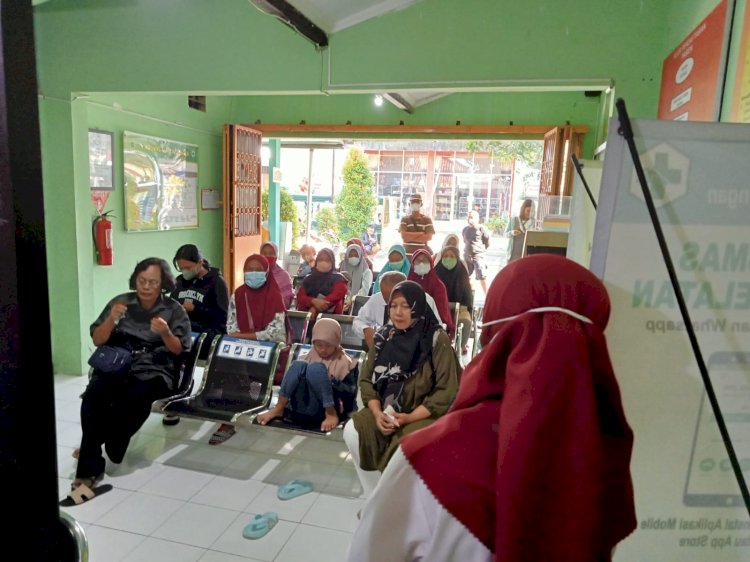 KEGIATAN PENYULUHAN DALAM GEDUNG TIM PROMKES PUSKESMAS KLATEN SELATAN