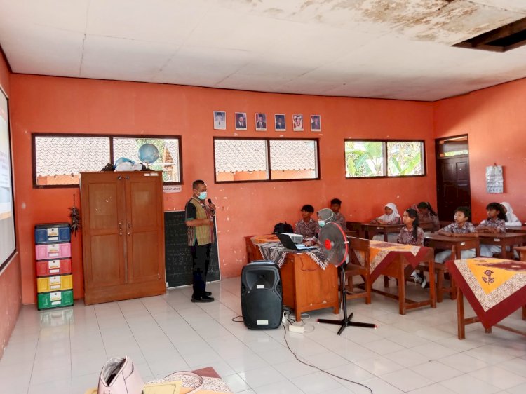 DUKUNG GERMAS, TIM PROMKES PUSKESMAS KLATEN SELATAN SOSIALISASIKAN BAHAYA MEROKOK DIKALANGAN PELAJAR