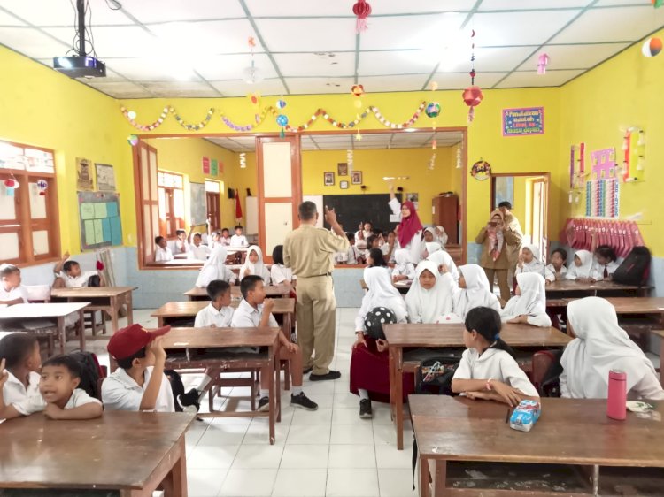 EDUKASI BAHAYA MEROKOK DI SDN 2 KARANGLO, OLEH TIM PROMKES PUSKESMAS KLATEN SELATAN