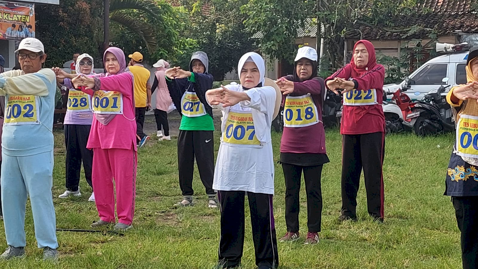 Cek Kebugaran, Calon Jamaah Haji Klaten Selatan Ikuti Rockport 