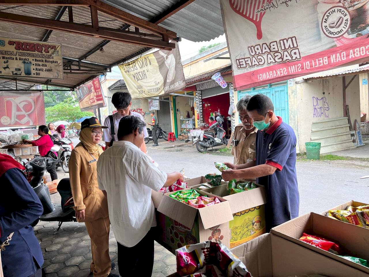 Inspeksi Pasar Oleh Tim Puskemas Klaten Selatan, Jelang Hari Raya Idul Fitri 1446 H