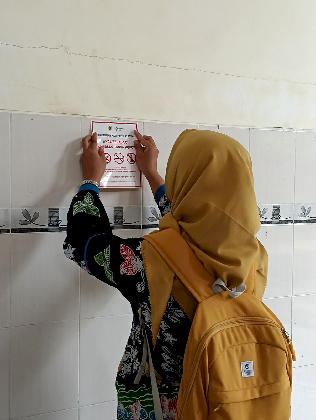 Pastikan Jajanan Aman dan Cegah Paparan Asap Rokok di Lingkungan Sekolah, Tim P2P Lakukan Inspeksi Kesehatan Lingkungan di SMP N 2 Klaten