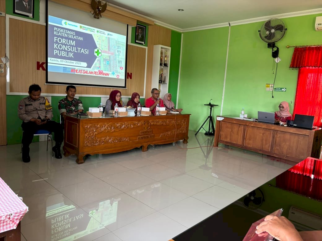 Tingkatkan Kualitas Layanan, Puskesmas Klaten Selatan Selenggarakan FKP (Forum Konsultasi Publik)