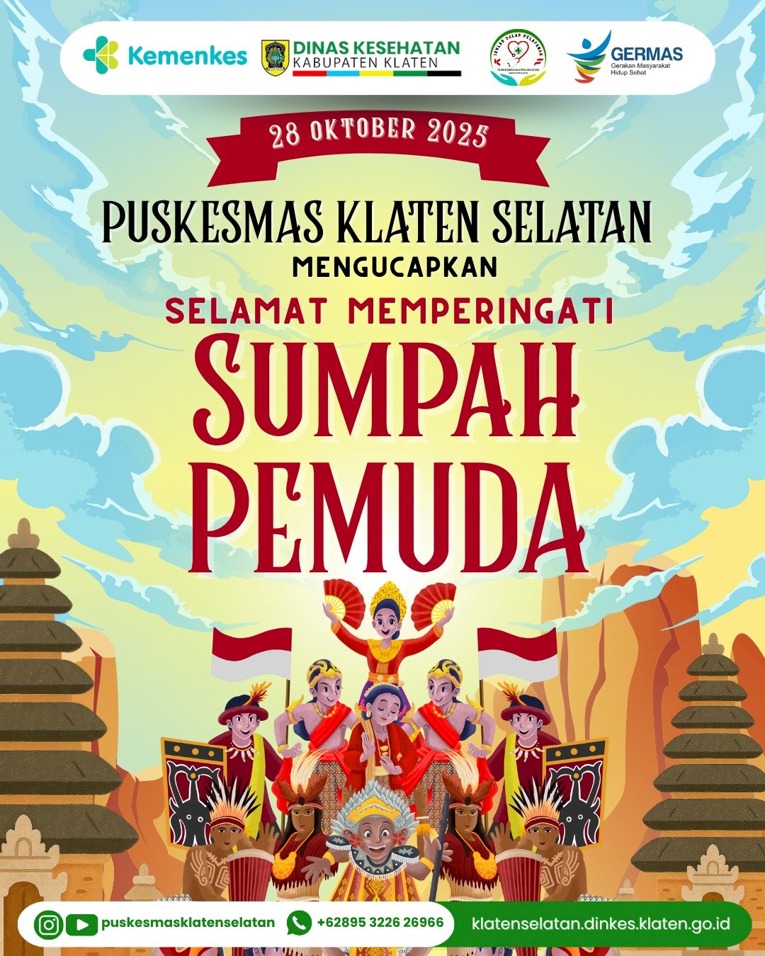 SUMPAH PEMUDA 2025: ''PEMUDA PEMUDI BERGERAK INDONEIA BERSATU''