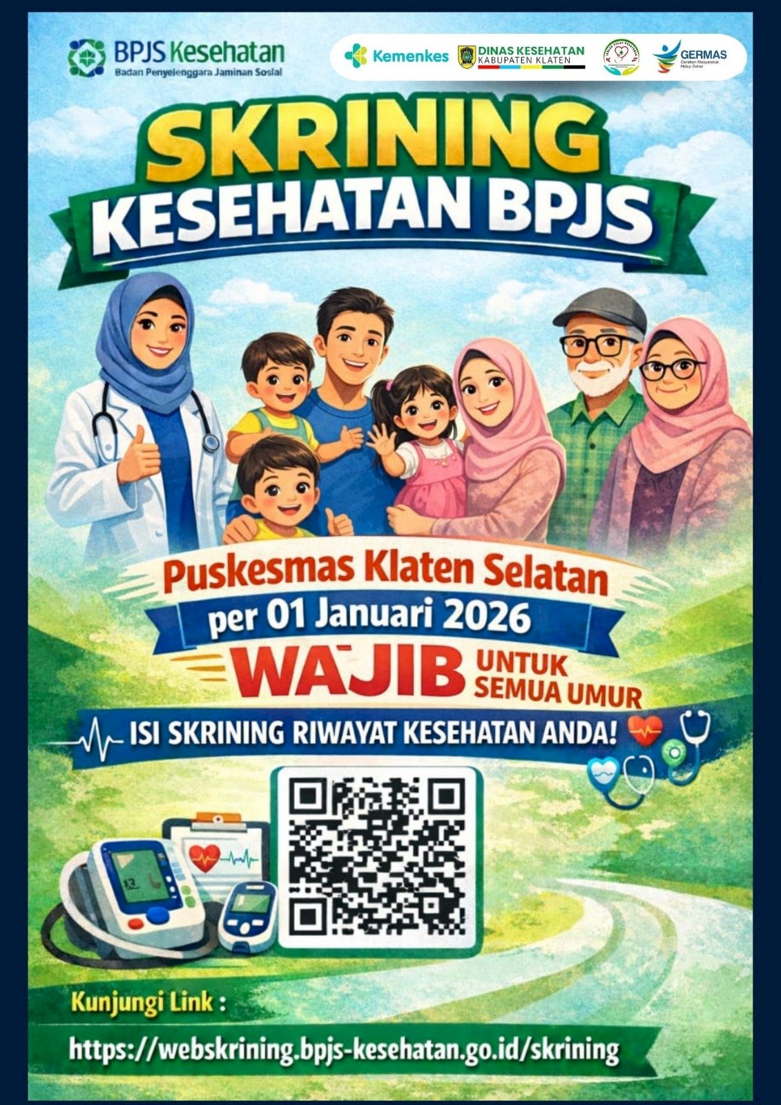 WAJIB! SKRINING KESEHATAN BPJS 2026, YUK SKRINING SEKARANG JUGA !