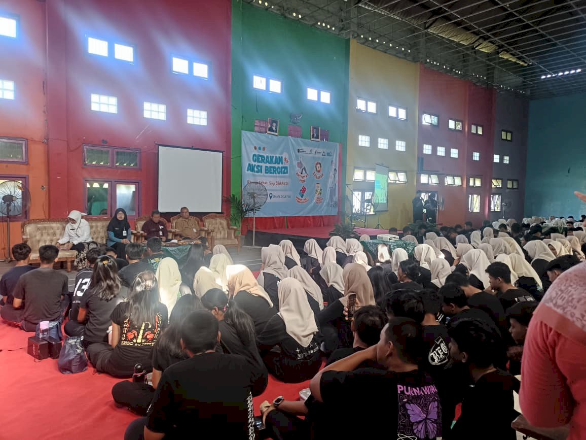 Sehat Dimulai dari Sekolah! Puskesmas Klaten Selatan Laksanakan Aksi Bergizi dan CKG di SMA Negeri 2 Klaten