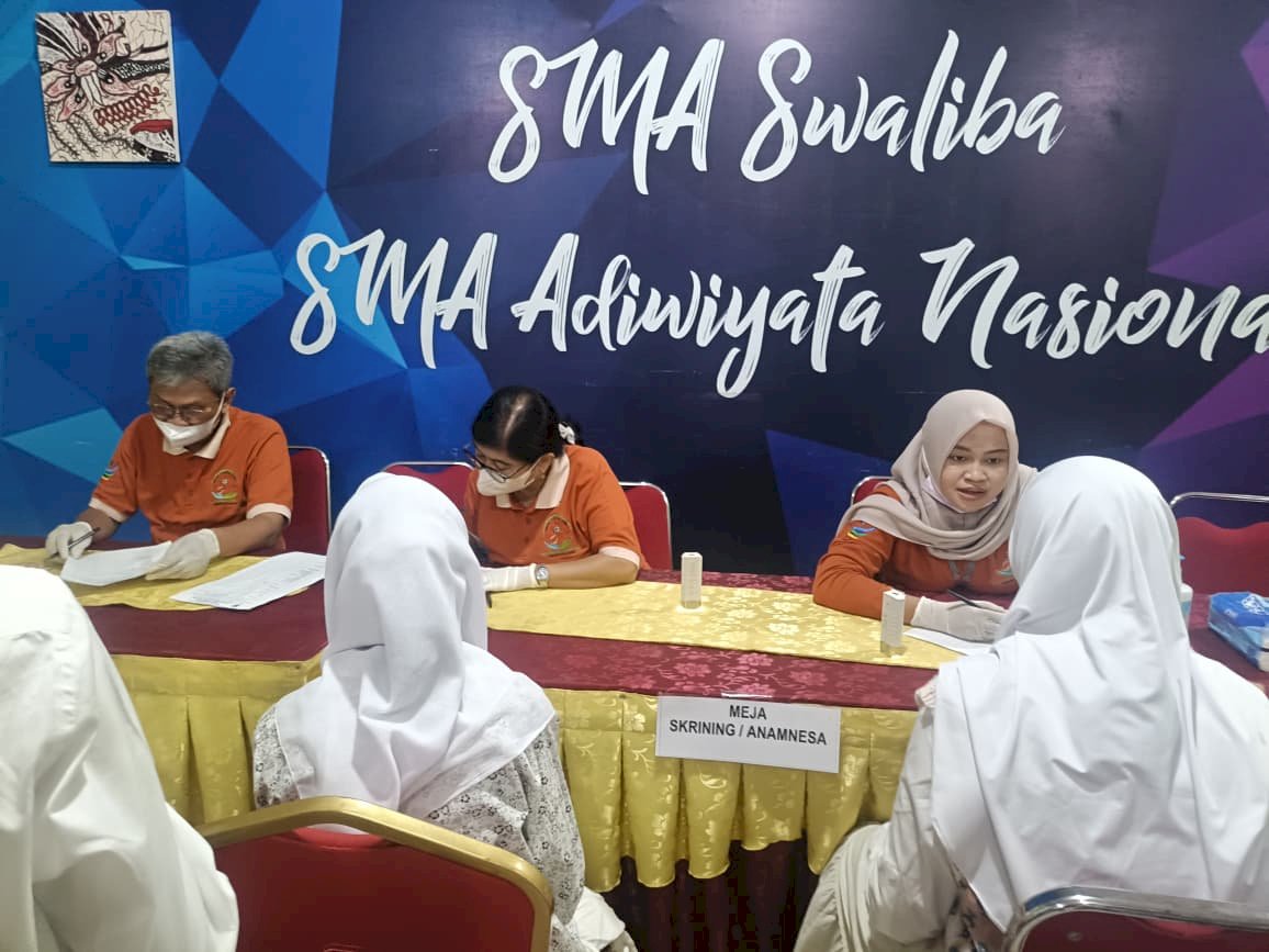 Sehat Dimulai dari Sekolah! Puskesmas Klaten Selatan Laksanakan Aksi Bergizi dan CKG di SMA Negeri 2 Klaten